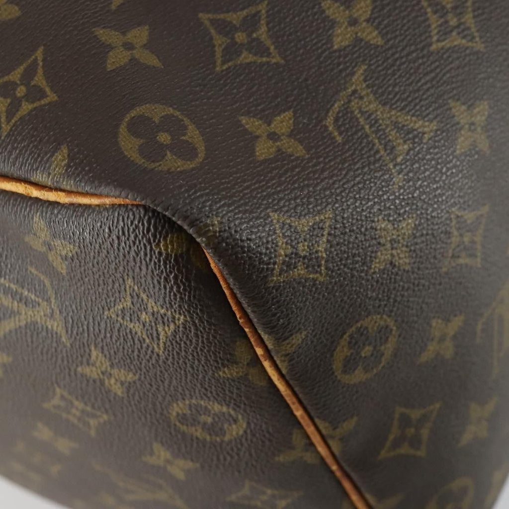 Louis Vuitton Keepall Bag Monogram Canvas Brown Canvas Travel Bag Bag (Pre-Owned)