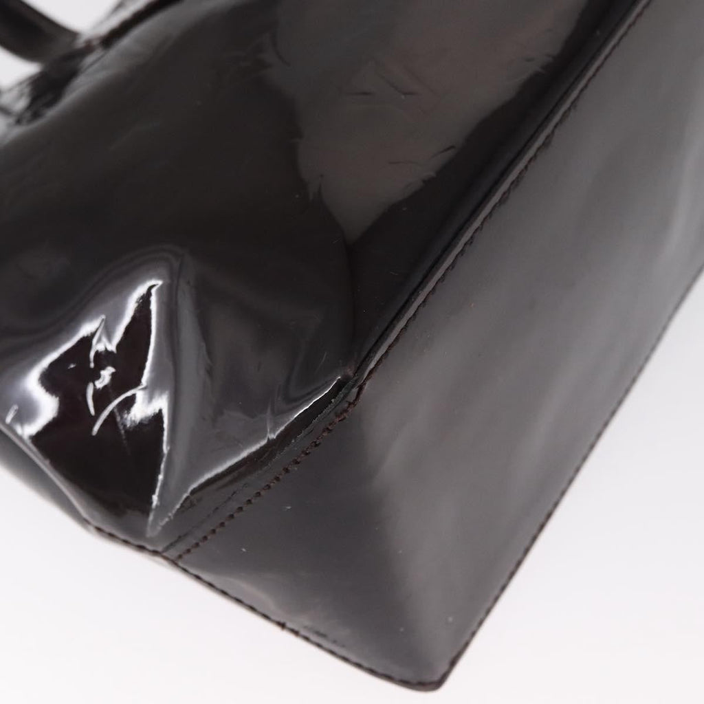 Louis Vuitton Wilshire Handbag Monogram Vernis Purple Patent_Leather Tote Bag Bag (Pre-Owned)