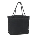 Prada Vintage Tote Tessuto Black Nylon Tote Bag Bag (Pre-Owned)
