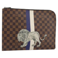Louis Vuitton Pochette Jour Limited Edition Chapman Savane Damier Brown Canvas Clutche & Pouche Bag (Pre-Owned)