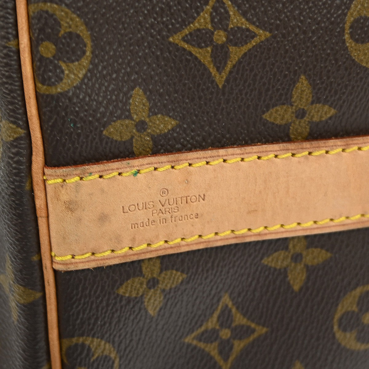 Louis Vuitton Keepall Bandouliere Bag Monogram Canvas Brown Canvas Travel Bag Bag (Pre-Owned)