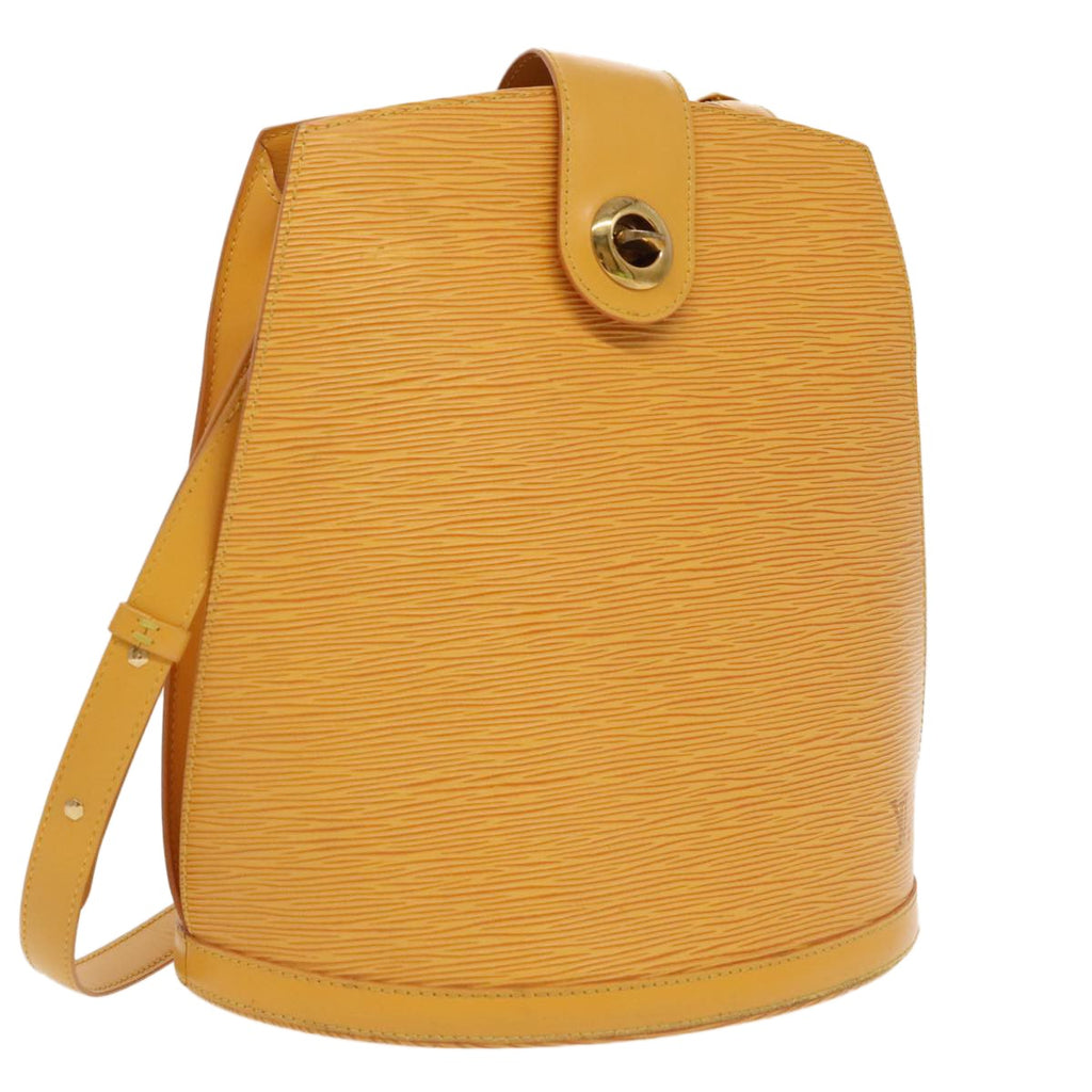 Louis Vuitton Cluny Shoulder Bag Epi Leather Yellow Leather Shoulder Bag Bag (Pre-Owned)