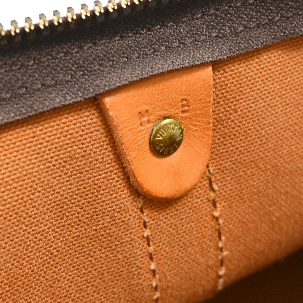 Louis Vuitton Keepall Bag Monogram Canvas Brown Canvas Travel Bag Bag (Pre-Owned)