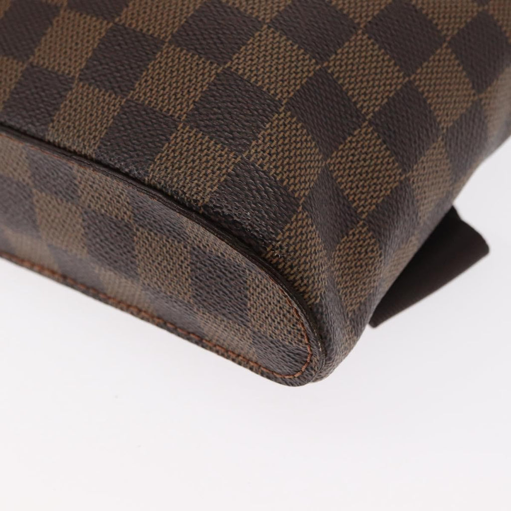 Louis Vuitton Geronimos Waist Bag Damier Brown Canvas Shoulder Bag Bag (Pre-Owned)