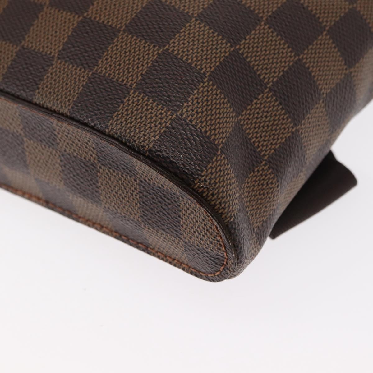 Louis Vuitton Geronimos Waist Bag Damier Brown Canvas Shoulder Bag Bag (Pre-Owned)