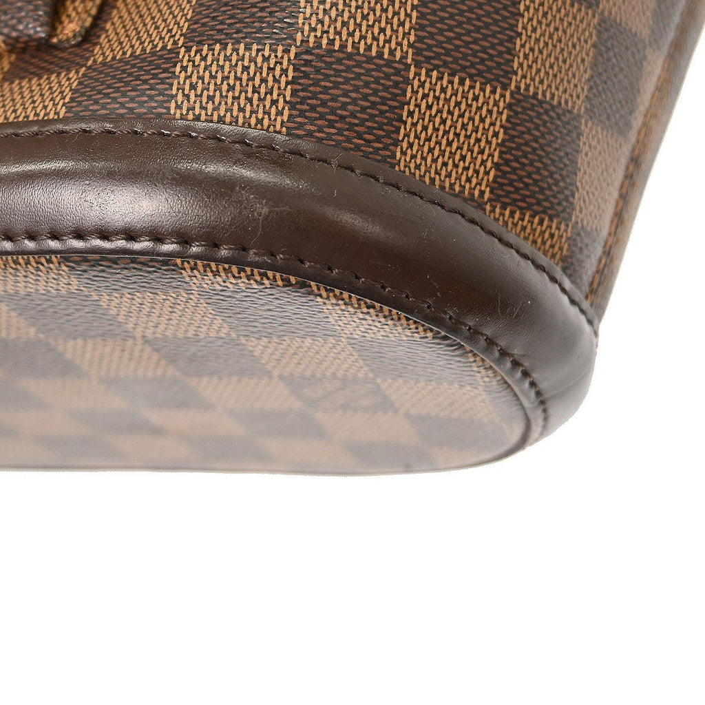 Louis Vuitton Manosque Handbag Damier Brown Canvas Tote Bag Bag (Pre-Owned)