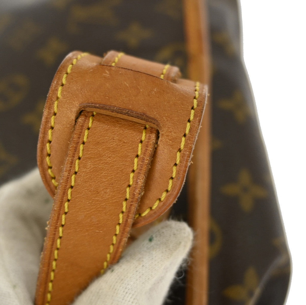 Louis Vuitton Sac Gibeciere Messenger Bag Monogram Canvas Brown Canvas Shoulder Bag Bag (Pre-Owned)