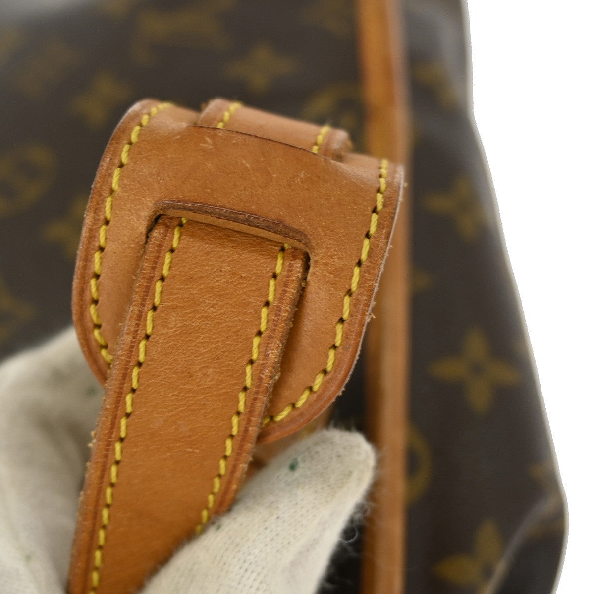 Louis Vuitton Sac Gibeciere Messenger Bag Monogram Canvas Brown Canvas Shoulder Bag Bag (Pre-Owned)