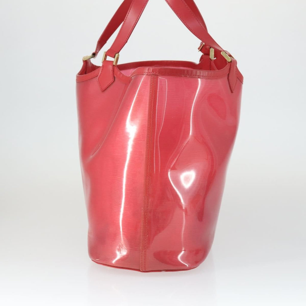 Louis Vuitton Plage Lagoon Bay Handbag Vinyl Epi Leather Red Plastic Tote Bag Bag (Pre-Owned)