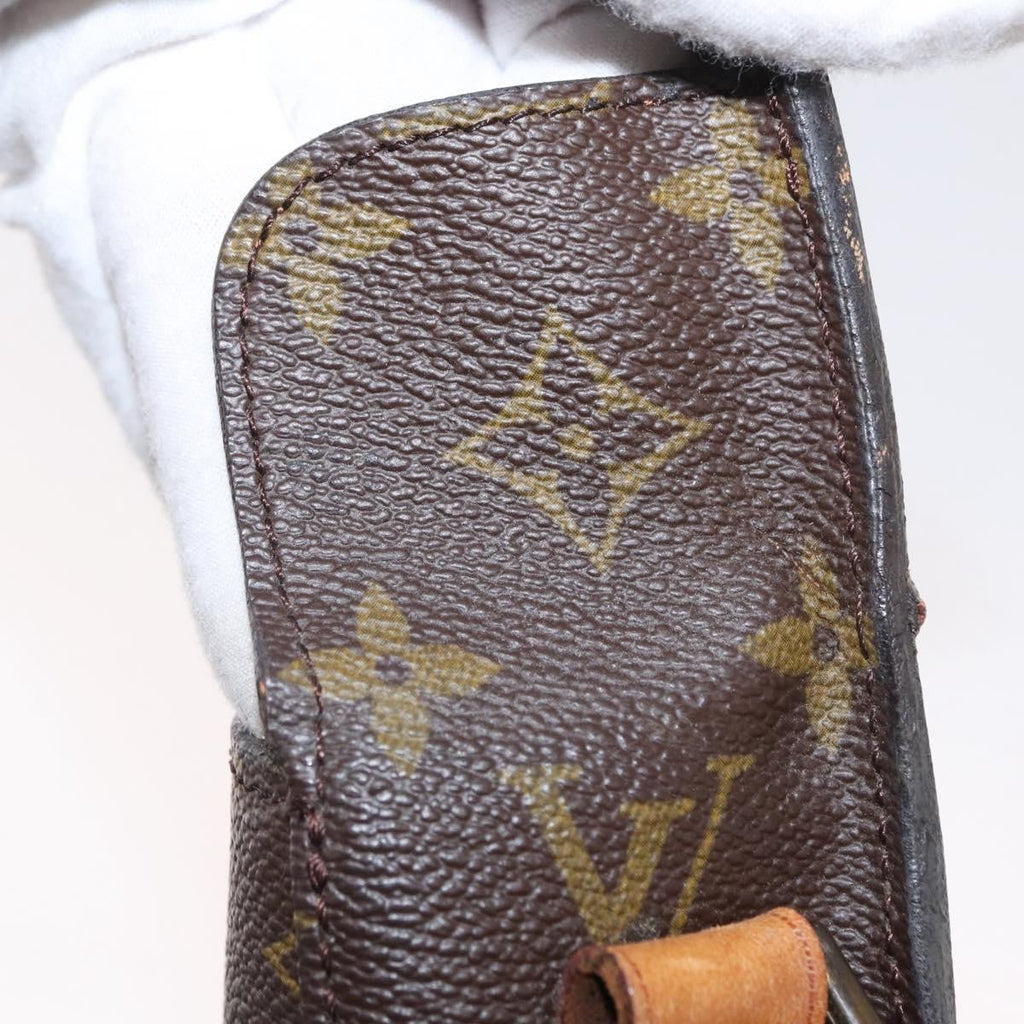 Louis Vuitton Saint Cloud Handbag Monogram Canvas Brown Canvas Shoulder Bag Bag (Pre-Owned)