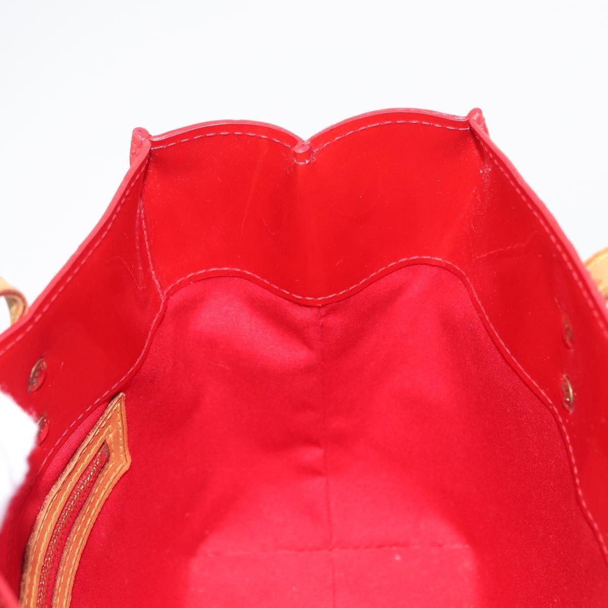 Louis Vuitton Reade Handbag Monogram Vernis Red Patent_Leather Handbag (Pre-Owned)