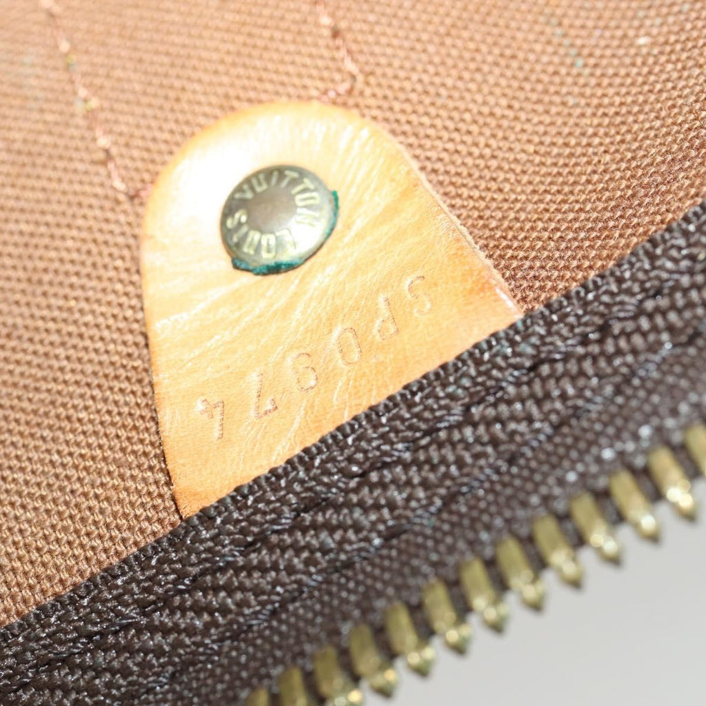 Louis Vuitton Keepall Bag Monogram Canvas Brown Canvas Travel Bag Bag (Pre-Owned)