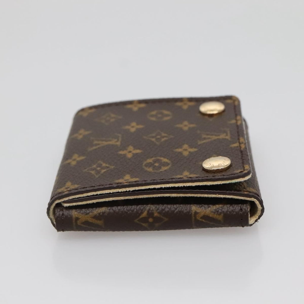Louis Vuitton Case Jewelry Box Canvas Brown Canvas Wallets Accessory (Pre-Owned)
