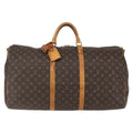 Louis Vuitton Keepall Bag Monogram Canvas Brown Canvas Travel Bag Bag (Pre-Owned)