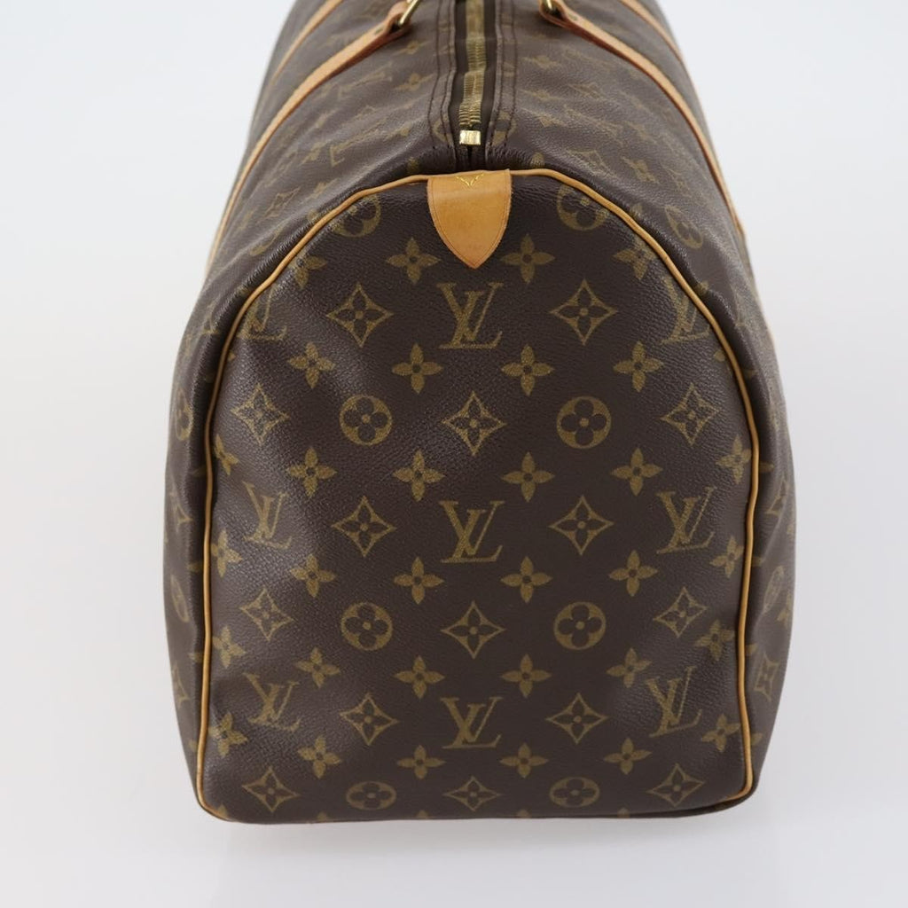 Louis Vuitton Keepall Bag Monogram Canvas Brown Canvas Travel Bag Bag (Pre-Owned)