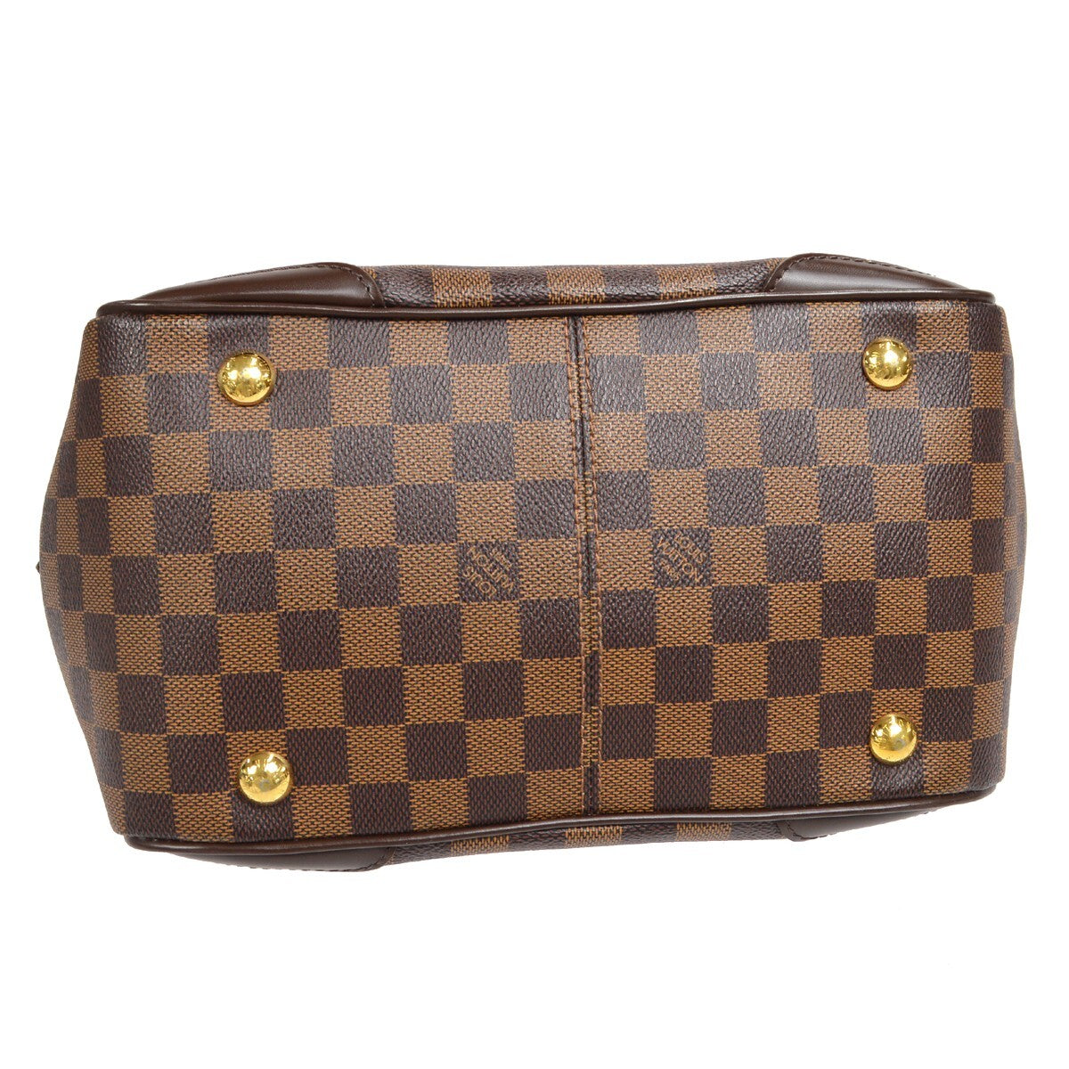 Louis Vuitton Verona Handbag Damier Brown Canvas Shoulder Bag Bag (Pre-Owned)