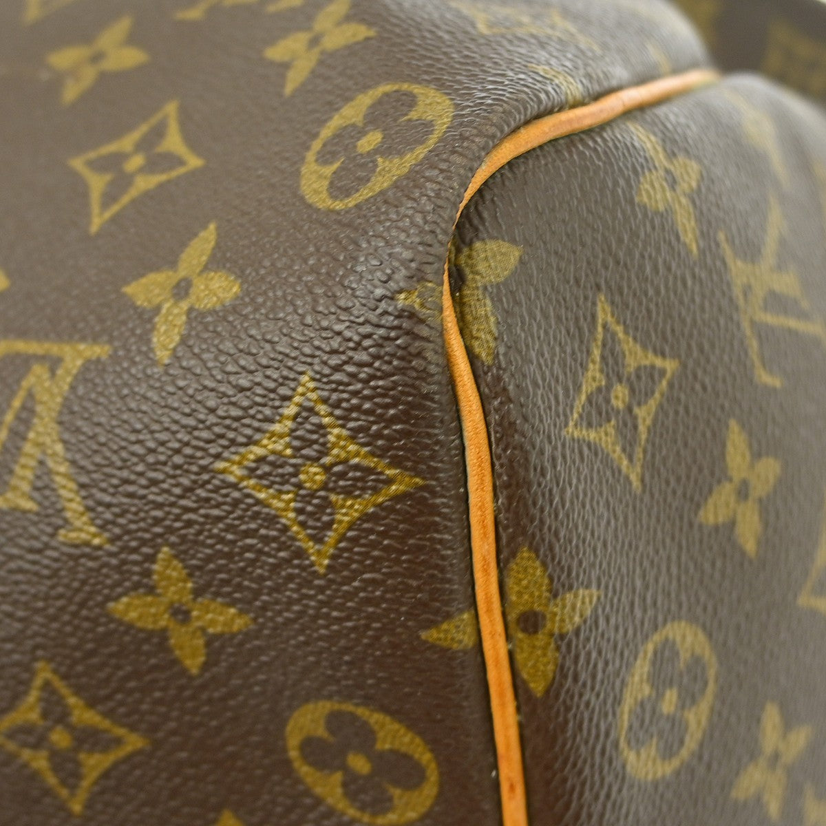 Louis Vuitton Keepall Bag Monogram Canvas Brown Canvas Travel Bag Bag (Pre-Owned)