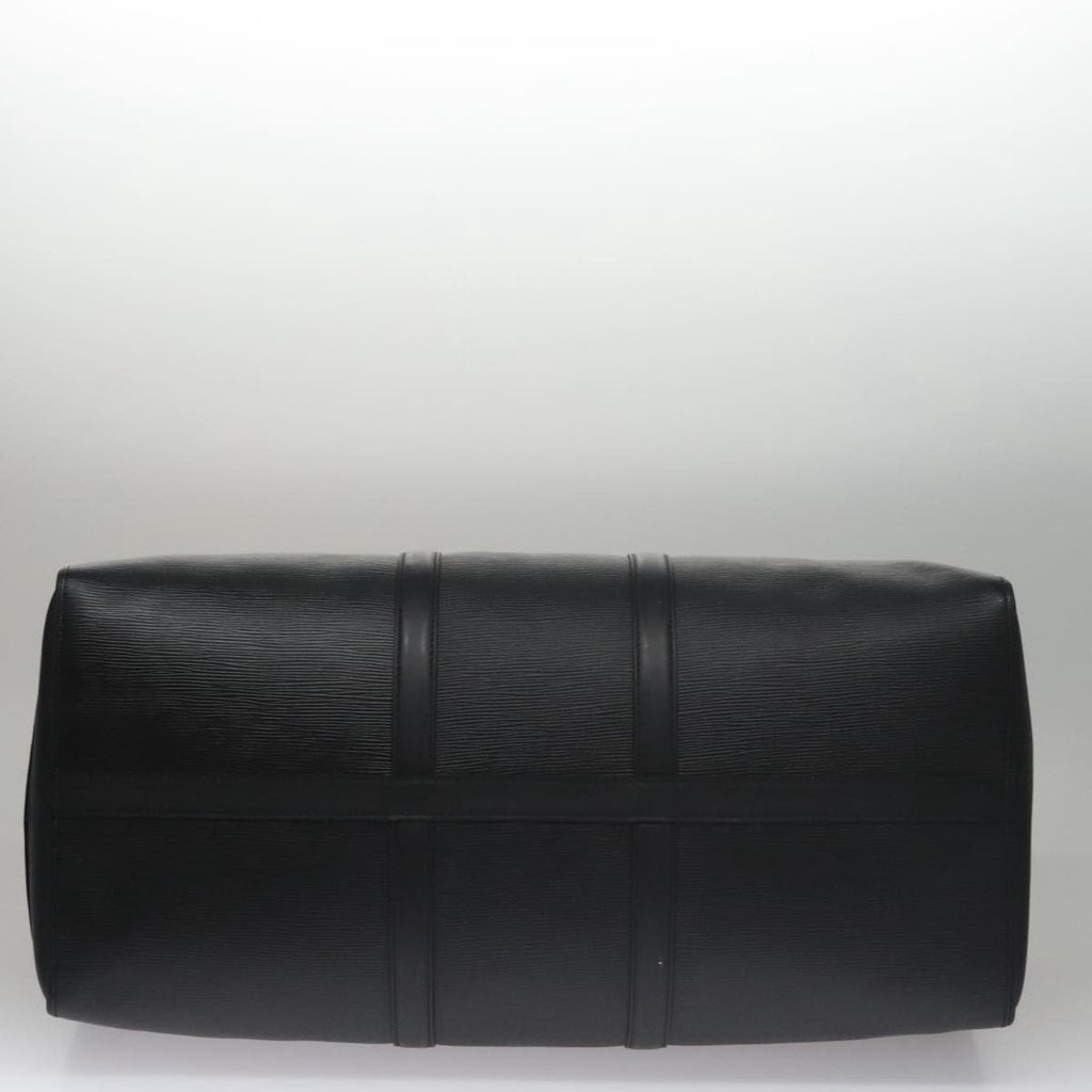 Louis Vuitton Keepall Bandouliere Bag Limited Edition Supreme Epi Leather Black Leather Bag (Pre-Owned)