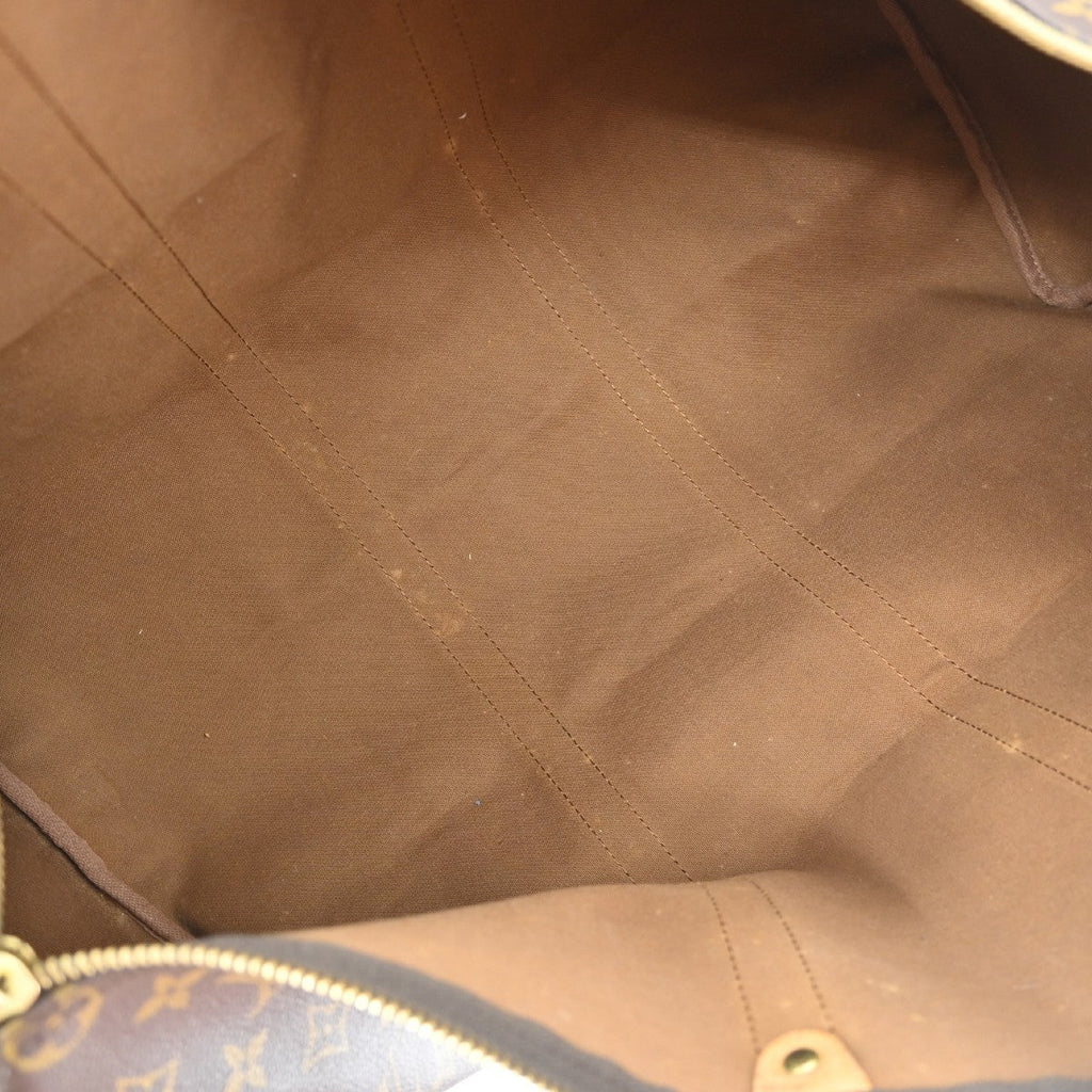 Louis Vuitton Keepall Bag Monogram Canvas Brown Canvas Travel Bag Bag (Pre-Owned)