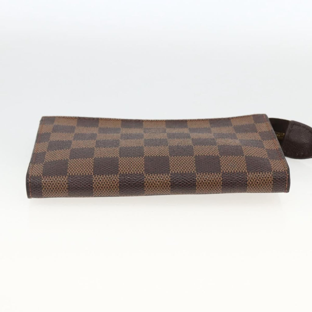 Louis Vuitton Marais Bucket Zip Pouch Damier Brown Canvas Clutche & Pouche Bag (Pre-Owned)