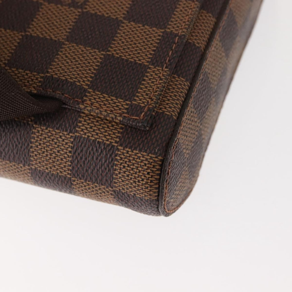 Louis Vuitton Geronimos Waist Bag Damier Brown Canvas Shoulder Bag Bag (Pre-Owned)