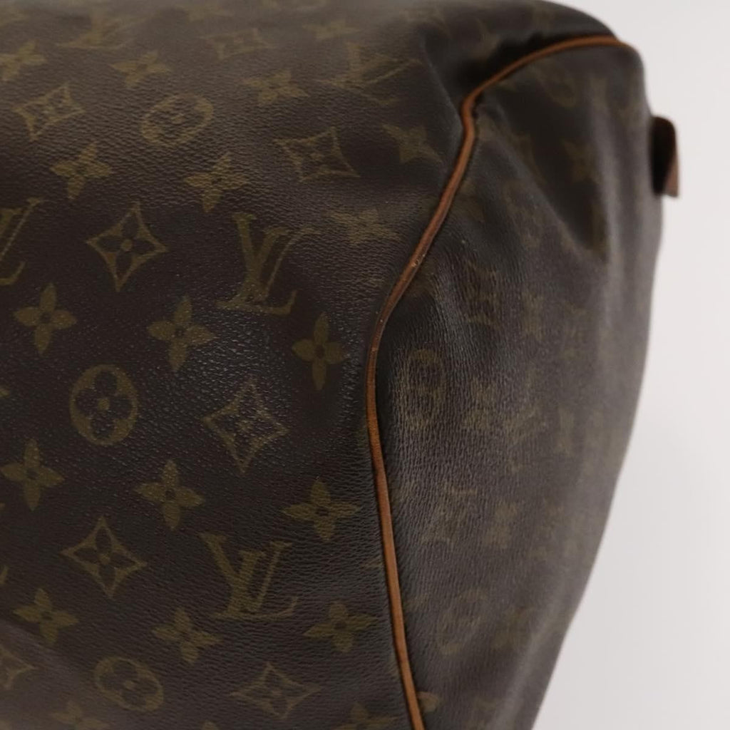 Louis Vuitton Keepall Bag Monogram Canvas Brown Canvas Travel Bag Bag (Pre-Owned)