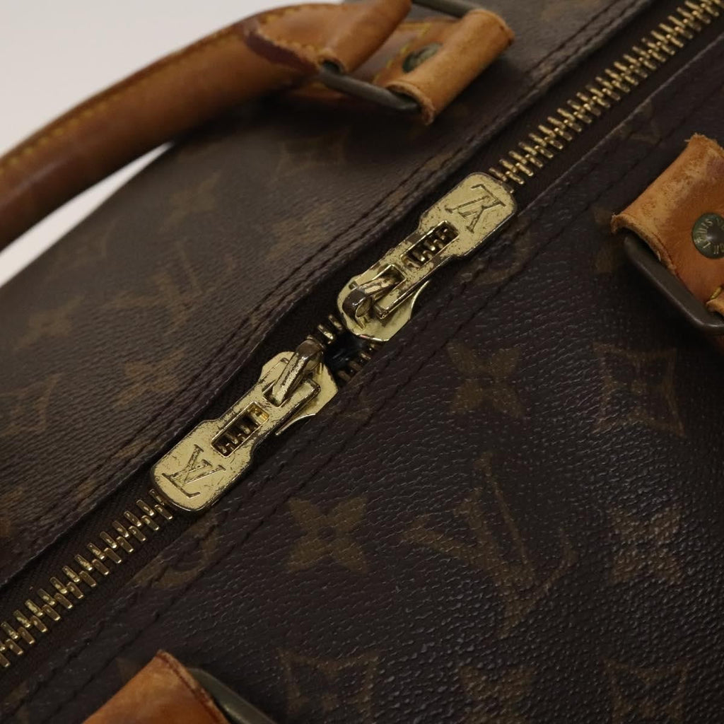 Louis Vuitton Keepall Bag Monogram Canvas Brown Canvas Travel Bag Bag (Pre-Owned)