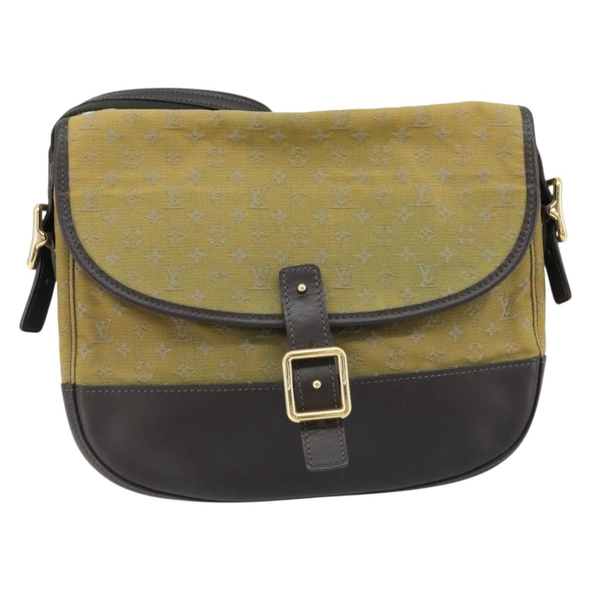 Louis Vuitton Marjorie Handbag Mini Lin Khaki Canvas Shoulder Bag Bag (Pre-Owned)
