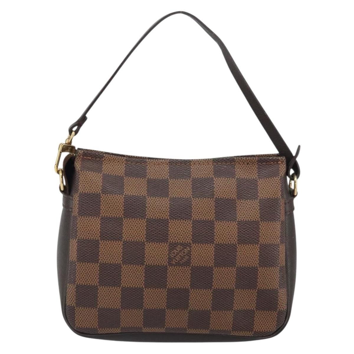 Louis Vuitton Trousse Make Up Bag Damier Canvas Brown Canvas Clutche & Pouche Bag (Pre-Owned)