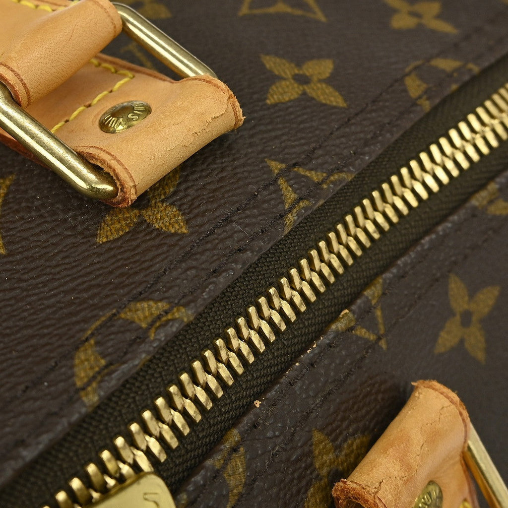Louis Vuitton Keepall Bag Monogram Canvas Brown Canvas Travel Bag Bag (Pre-Owned)