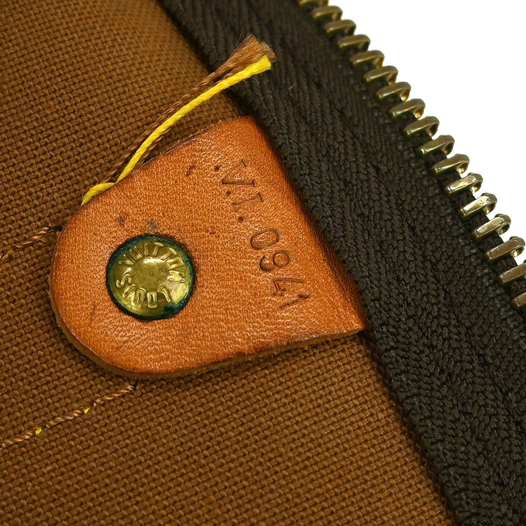 Louis Vuitton Keepall Bag Monogram Canvas Brown Canvas Travel Bag Bag (Pre-Owned)