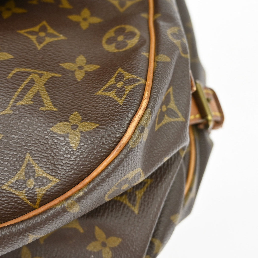 Louis Vuitton Saumur Handbag Monogram Canvas Brown Canvas Shoulder Bag Bag (Pre-Owned)