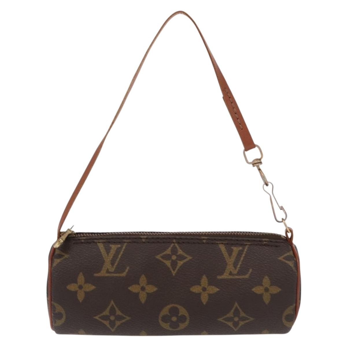Louis Vuitton Papillon Pochette Monogram Canvas Brown Canvas Clutche & Pouche Bag (Pre-Owned)