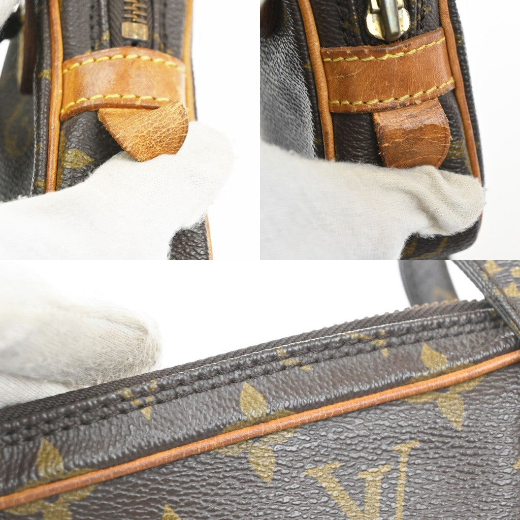 Louis Vuitton Pochette Marly Bandouliere Bag Monogram Canvas Brown Canvas Shoulder Bag Bag (Pre-Owned)
