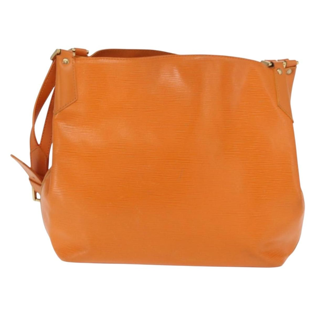 Louis Vuitton Mandara Handbag Epi Leather Orange Leather Shoulder Bag Bag (Pre-Owned)