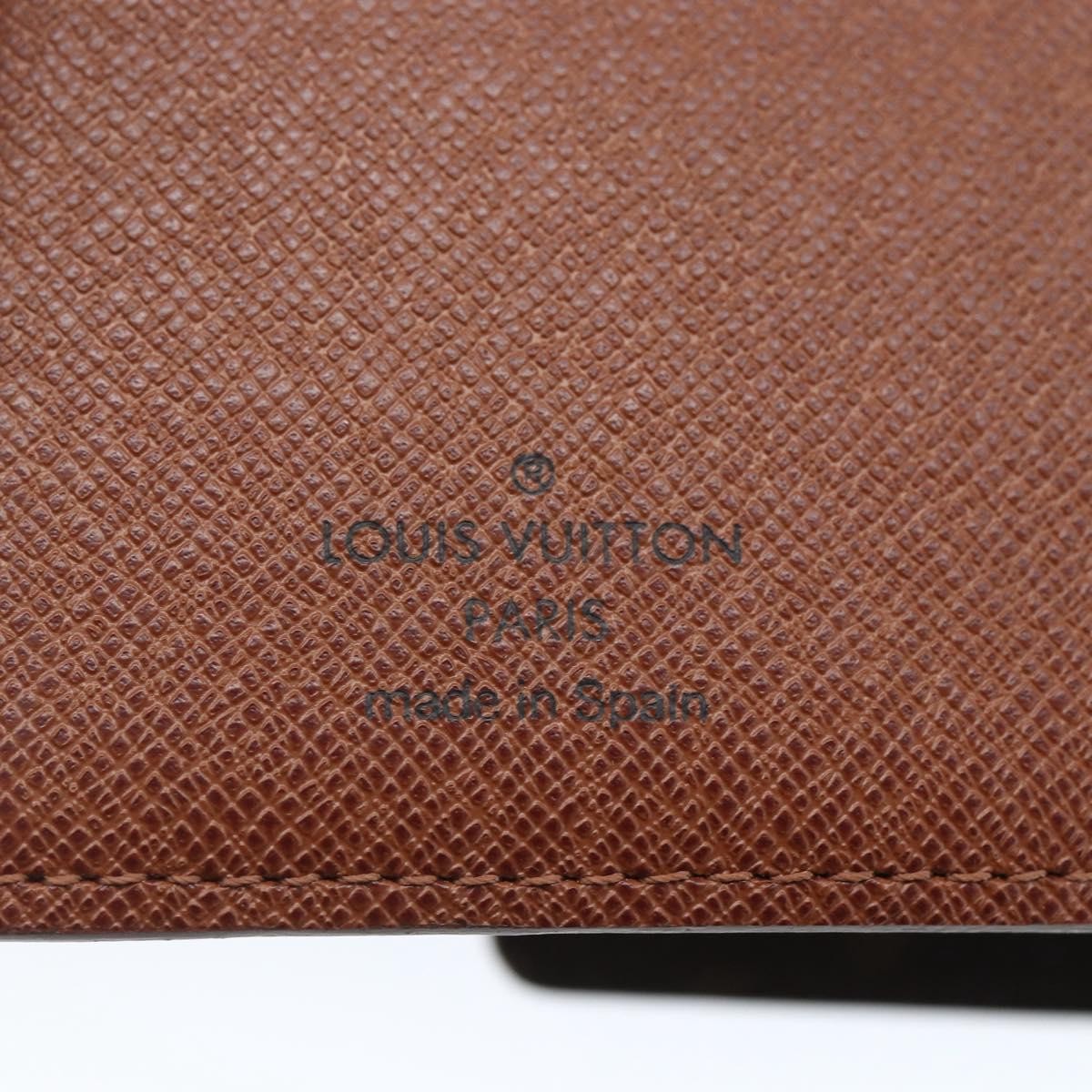 Louis Vuitton Agenda Cover Monogram Panda Brown Canvas Wallets Accessory (Pre-Owned)