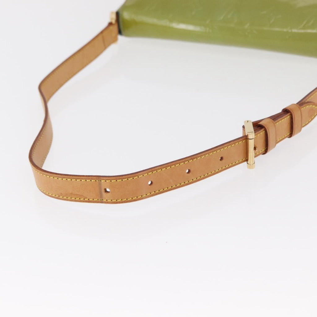Louis Vuitton Thompson Street Handbag Monogram Vernis Green Patent_Leather Shoulder Bag Bag (Pre-Owned)