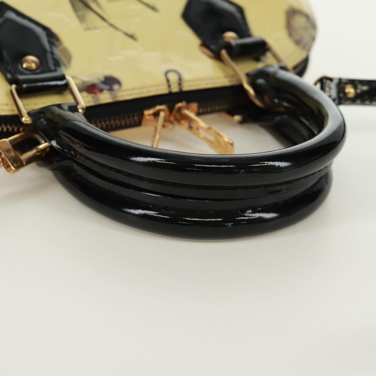 Louis Vuitton Alma Handbag Limited Edition Stickers Monogram Vernis Multicolour Patent_Leather Handbag (Pre-Owned)