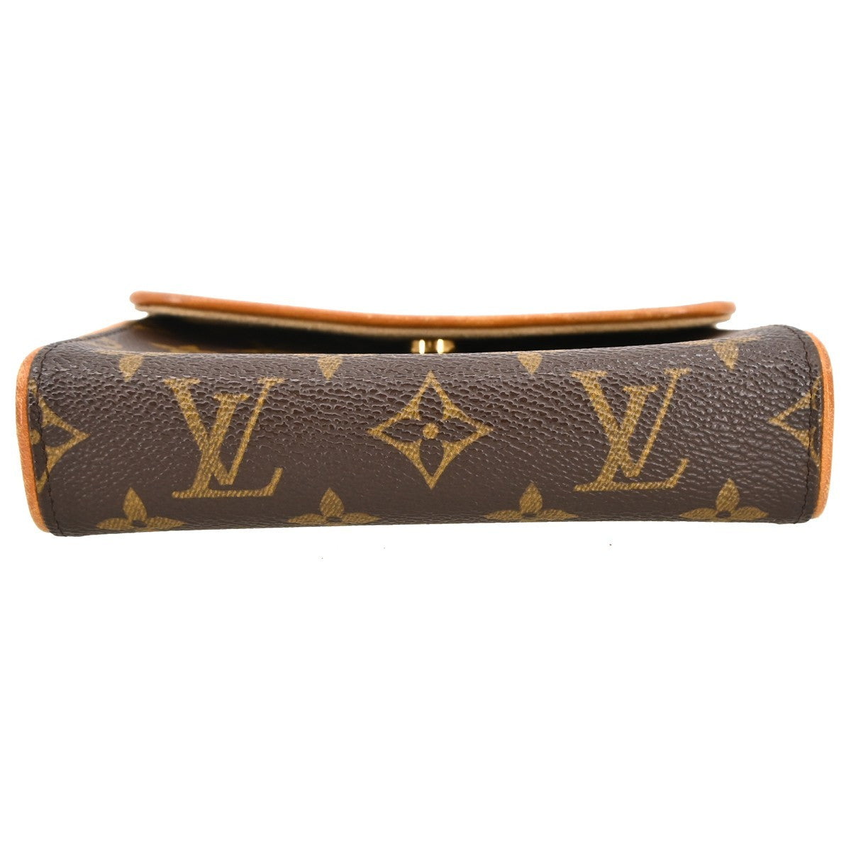 Louis Vuitton Florentine Pochette Monogram Canvas Brown Canvas Clutche & Pouche Bag (Pre-Owned)