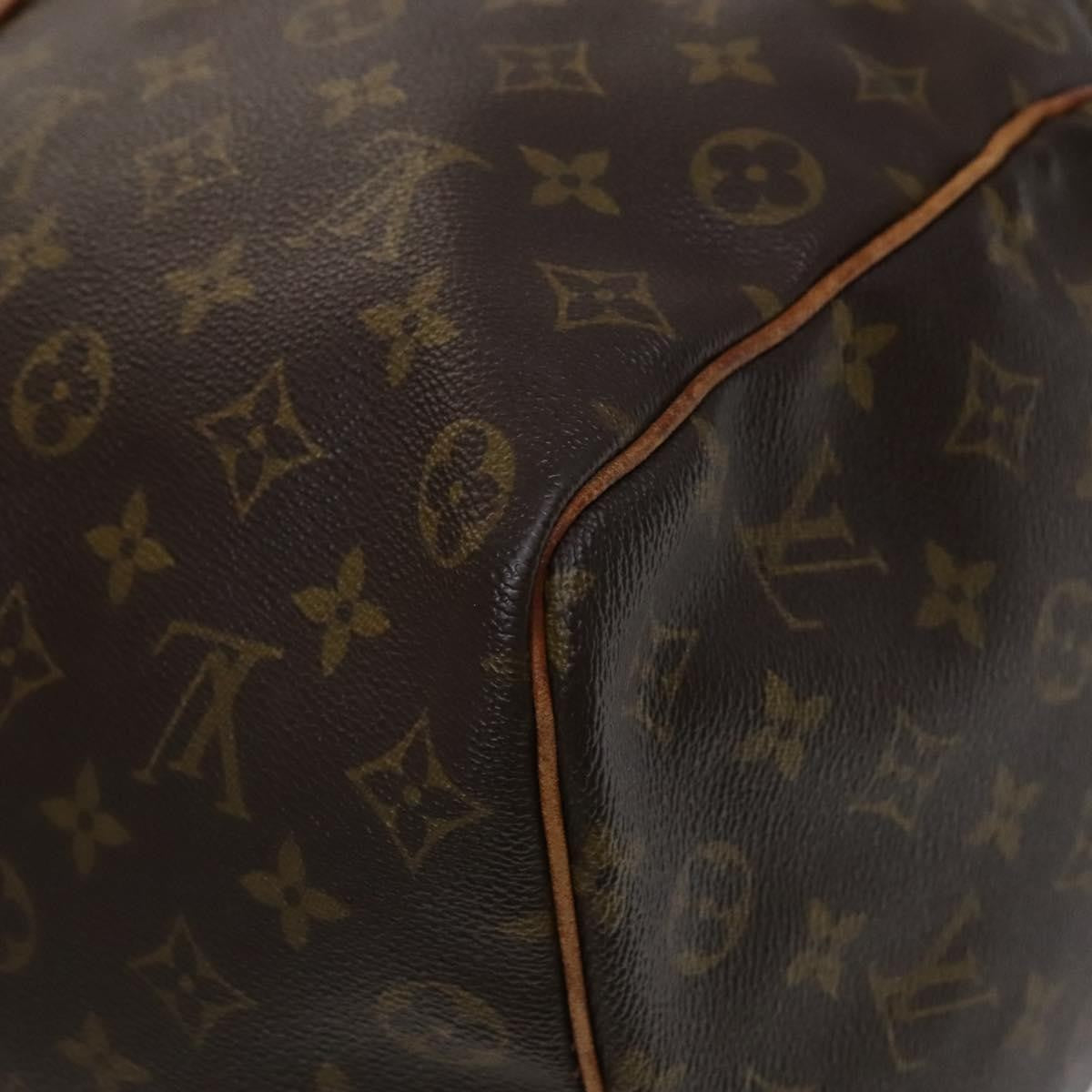 Louis Vuitton Keepall Bag Monogram Canvas Brown Canvas Travel Bag Bag (Pre-Owned)