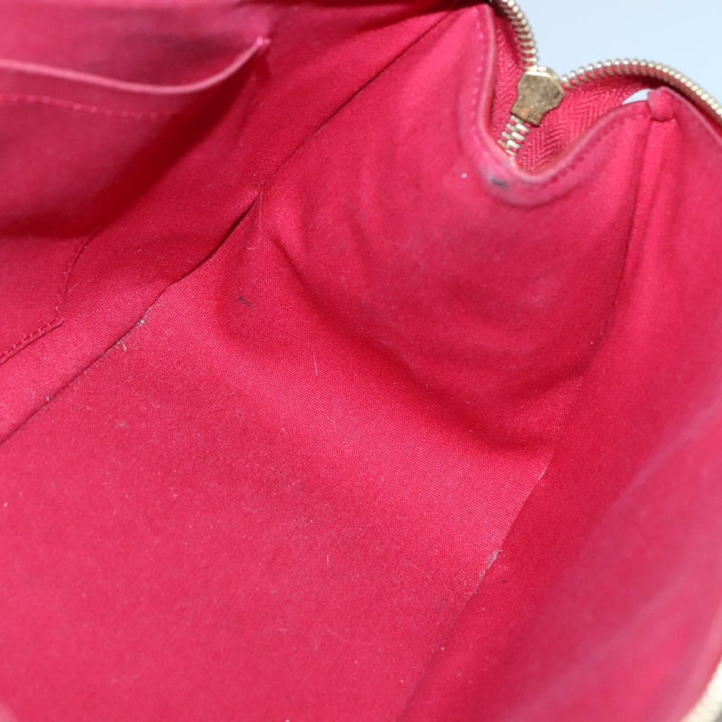 Louis Vuitton Rosewood Avenue Handbag Monogram Vernis Red Patent_Leather Handbag (Pre-Owned)