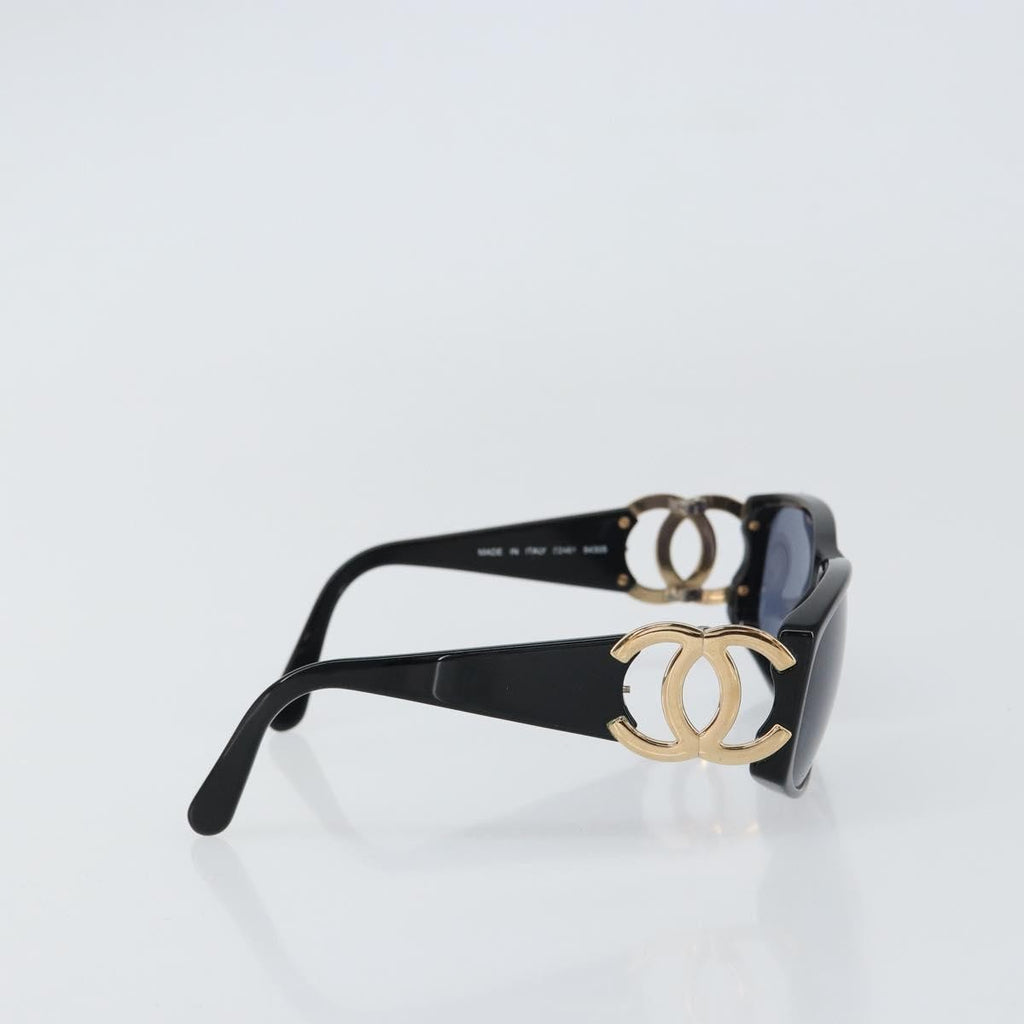 Chanel Logo Cc Sunglasses Plastic Black Plastic Sunglasse Accessory (Pre-Owned)