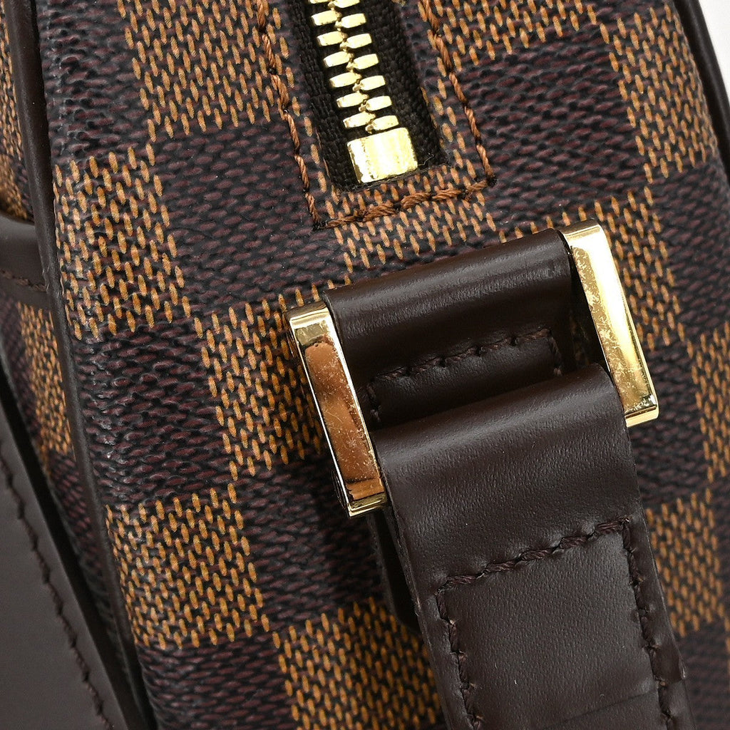 Louis Vuitton Ipanema Handbag Damier Brown Canvas Shoulder Bag Bag (Pre-Owned)