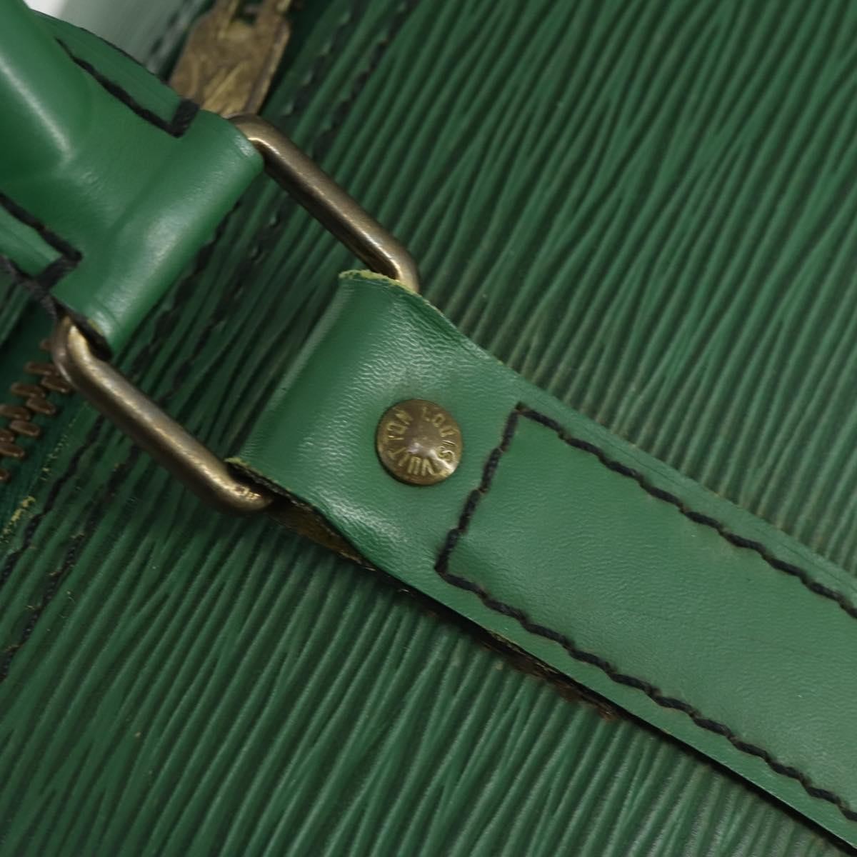 Louis Vuitton Keepall Bag Epi Leather Green Leather Travel Bag Bag (Pre-Owned)
