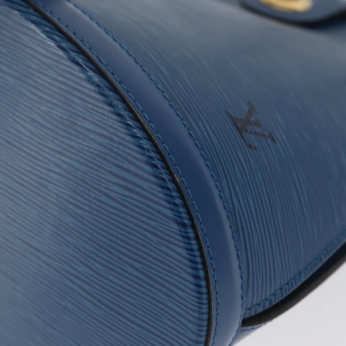 Louis Vuitton Cluny Shoulder Bag Epi Leather Blue Leather Shoulder Bag Bag (Pre-Owned)