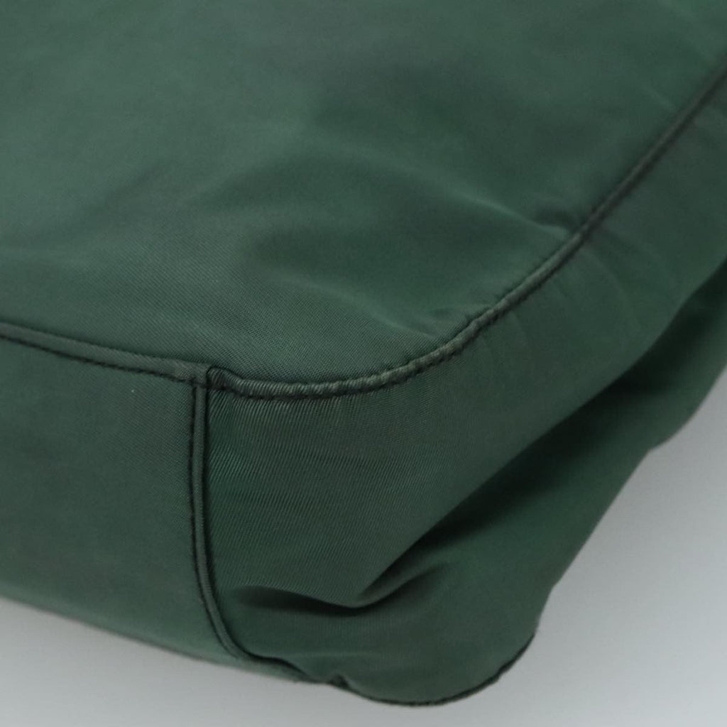 Prada Vintage Shoulder Bag Tessuto Green Nylon Shoulder Bag Bag (Pre-Owned)