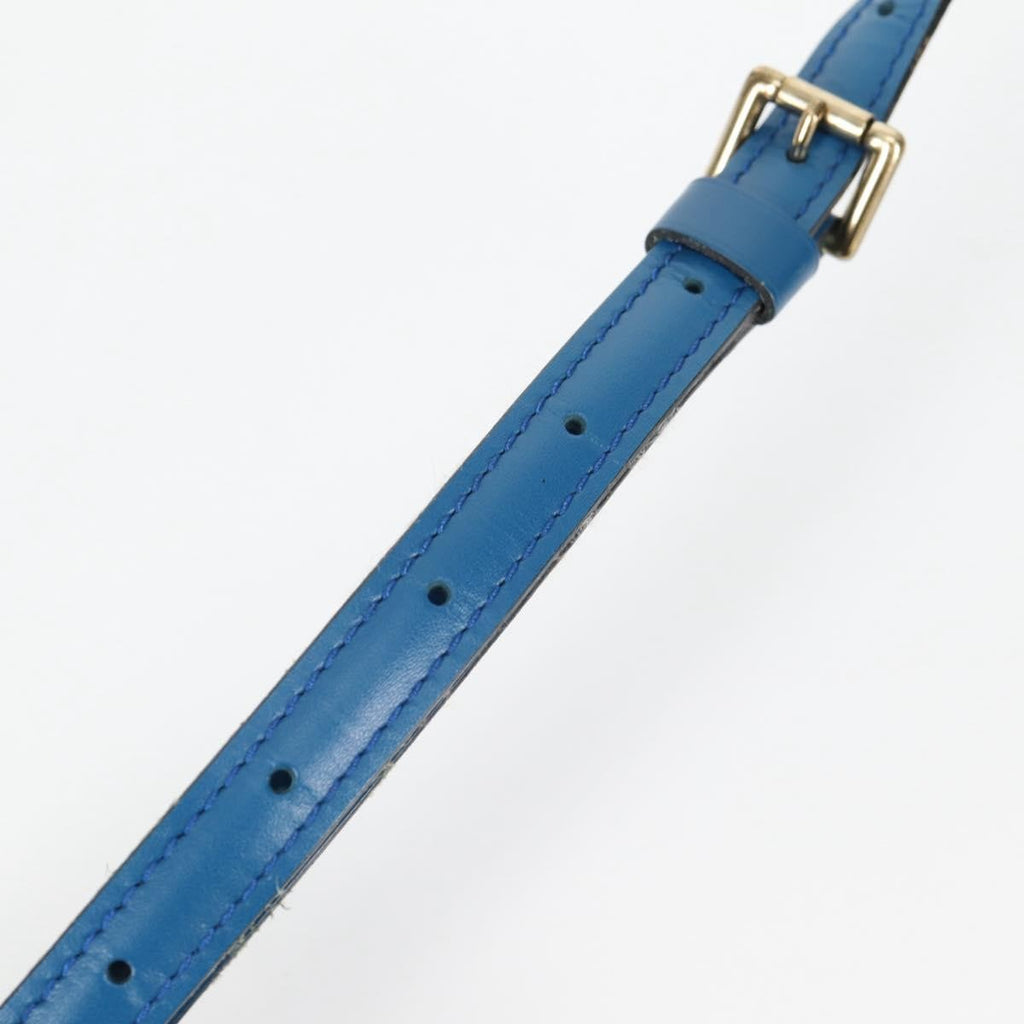 Louis Vuitton Grenelle Shoulder Bag Epi Leather Blue Leather Shoulder Bag Bag (Pre-Owned)
