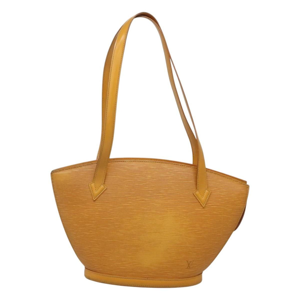 Louis Vuitton Saint Jacques Handbag Epi Leather Yellow Leather Shoulder Bag Bag (Pre-Owned)