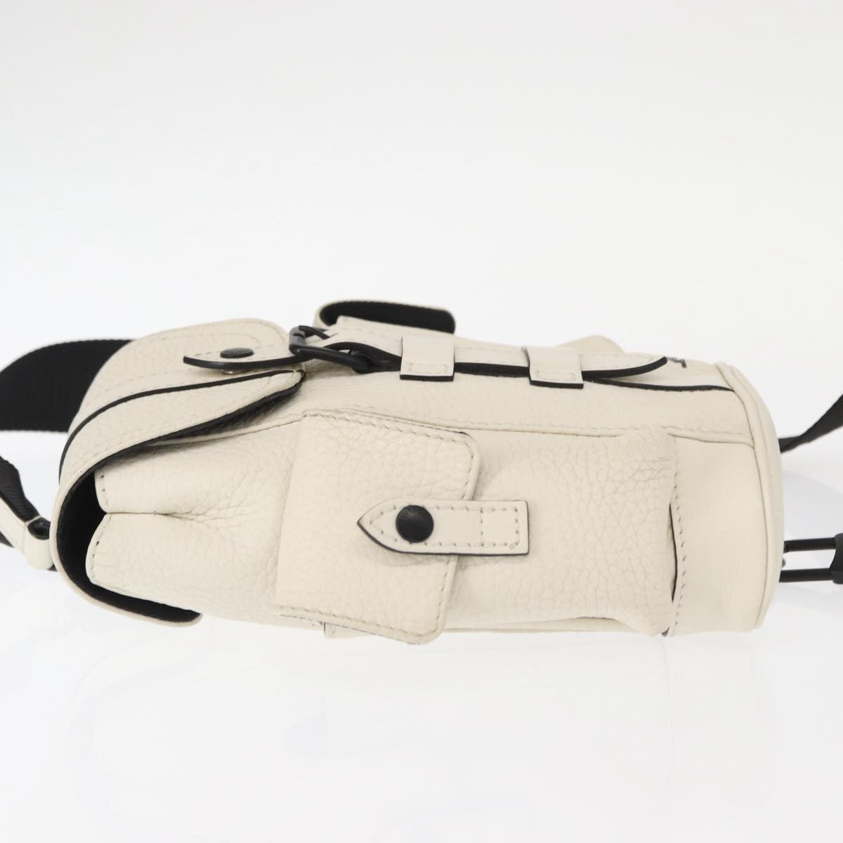 Louis Vuitton Christopher Backpack Taurillon Leather White Leather Shoulder Bag Bag (Pre-Owned)