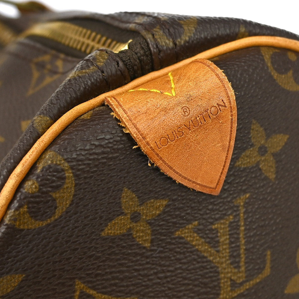 Louis Vuitton Keepall Bag Monogram Canvas Brown Canvas Travel Bag Bag (Pre-Owned)
